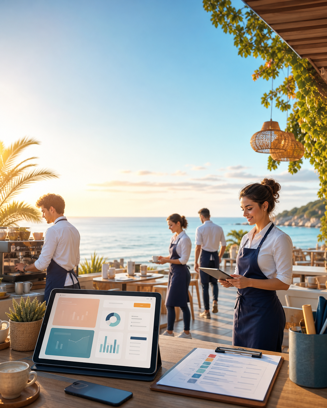 Grande Beach Team-App im Service-Alltag